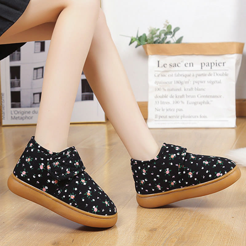 Plusock Hausschuhe mit Blumenmuster in Übergröße - image 7