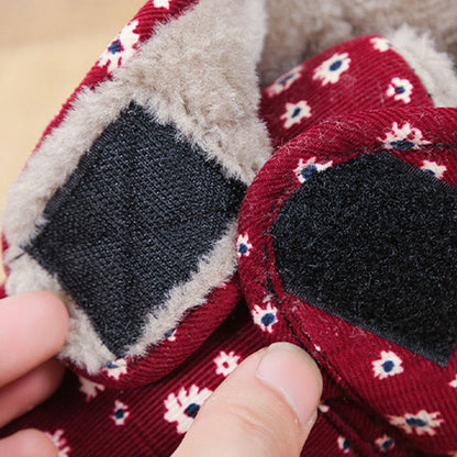 Plusock Hausschuhe mit Blumenmuster in Übergröße - image 3