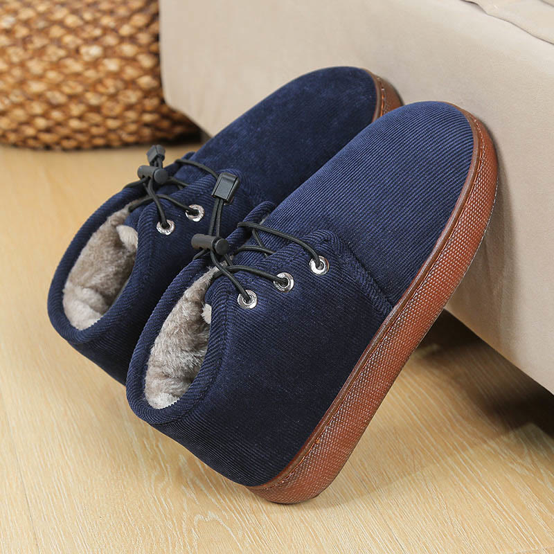 Plus Size Hausschuhe, die warm halten - Blau - EU46-47 (US12-12,5) - image 12