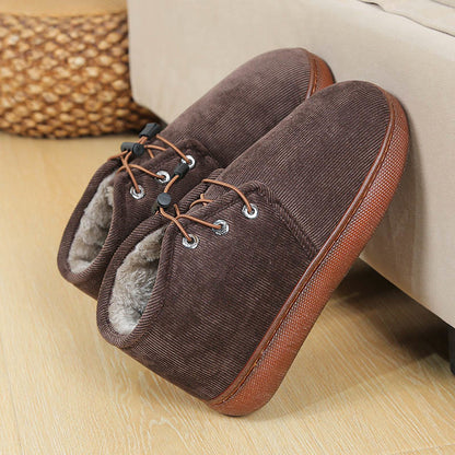 Plusock Hausschuhe in Übergröße, die warm halten - Kaffee - EU46-47 (US12-12,5) - image 14