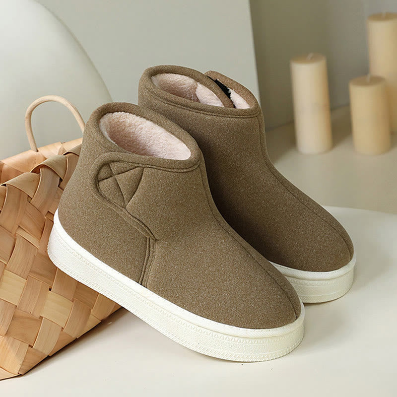 Plusock Hausschuhe in Übergröße, einfarbig, strapazierfähig - Kaffee - EU43-44(US9-10) - image 11