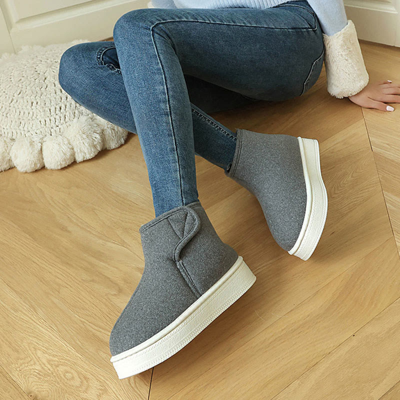 Plusock Hausschuhe in Übergröße, einfarbig, strapazierfähig - image 4