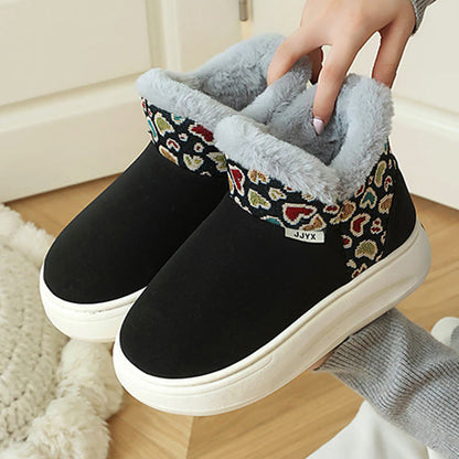 Plusock Hausschuhe in Übergröße mit Herzmuster - Schwarz - EU41-42(US7.5-8.5) - image 16