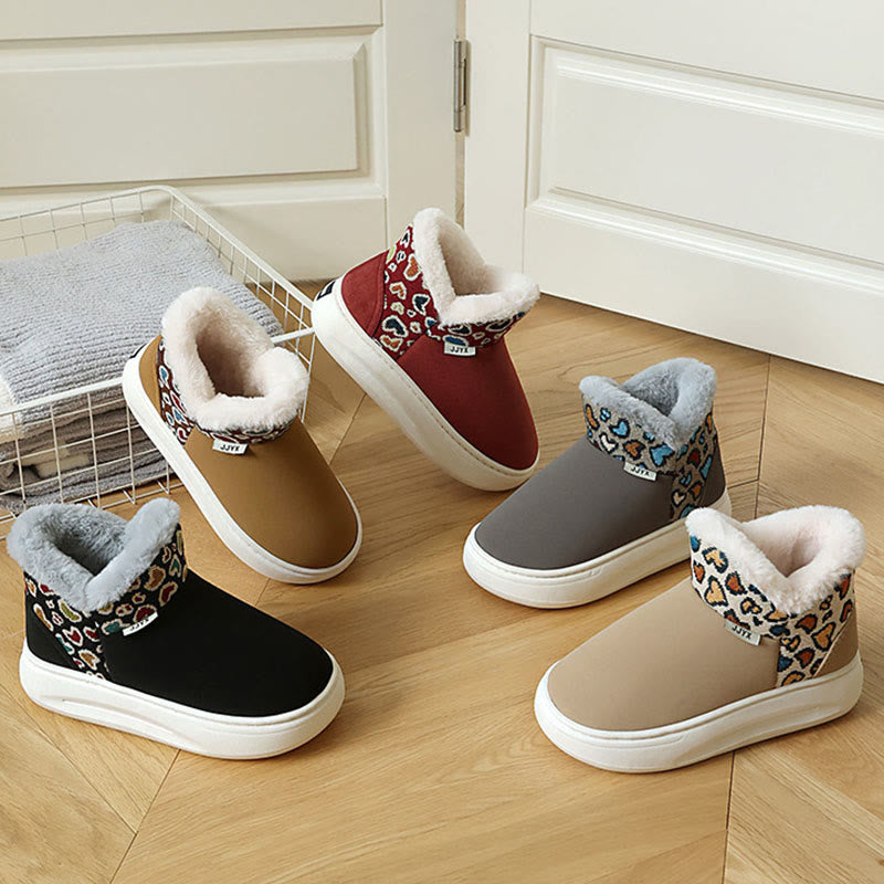 Plusock Hausschuhe in Übergröße mit Herzmuster - image 11