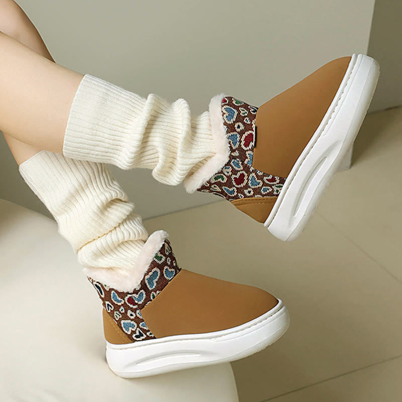 Plusock Hausschuhe in Übergröße mit Herzmuster - image 7