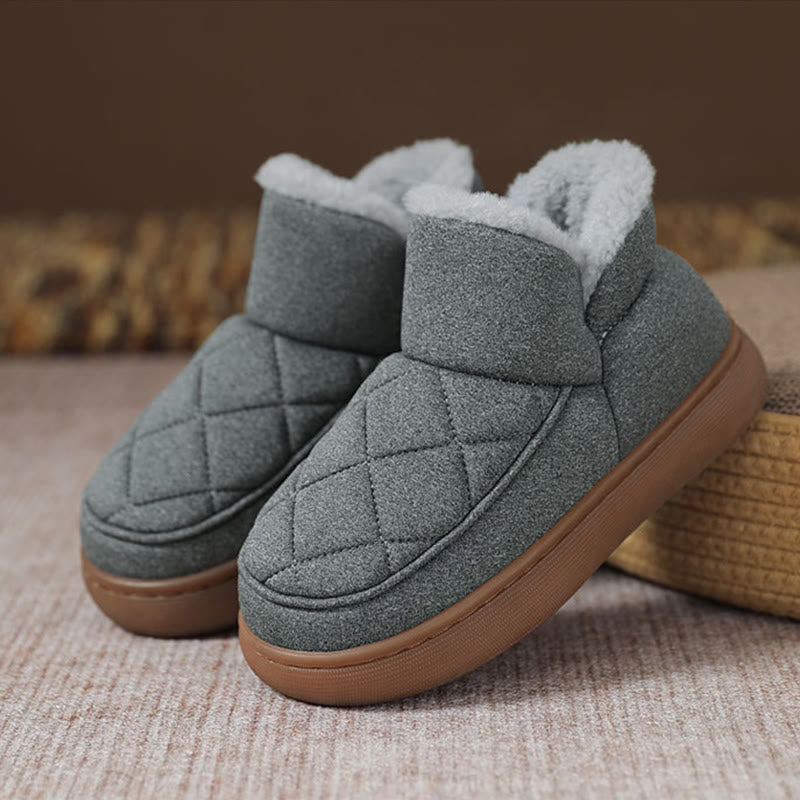 Plusock Plus Size Plüsch-Hausschuhe - Grau - EU45-46(US11-12) - image 16