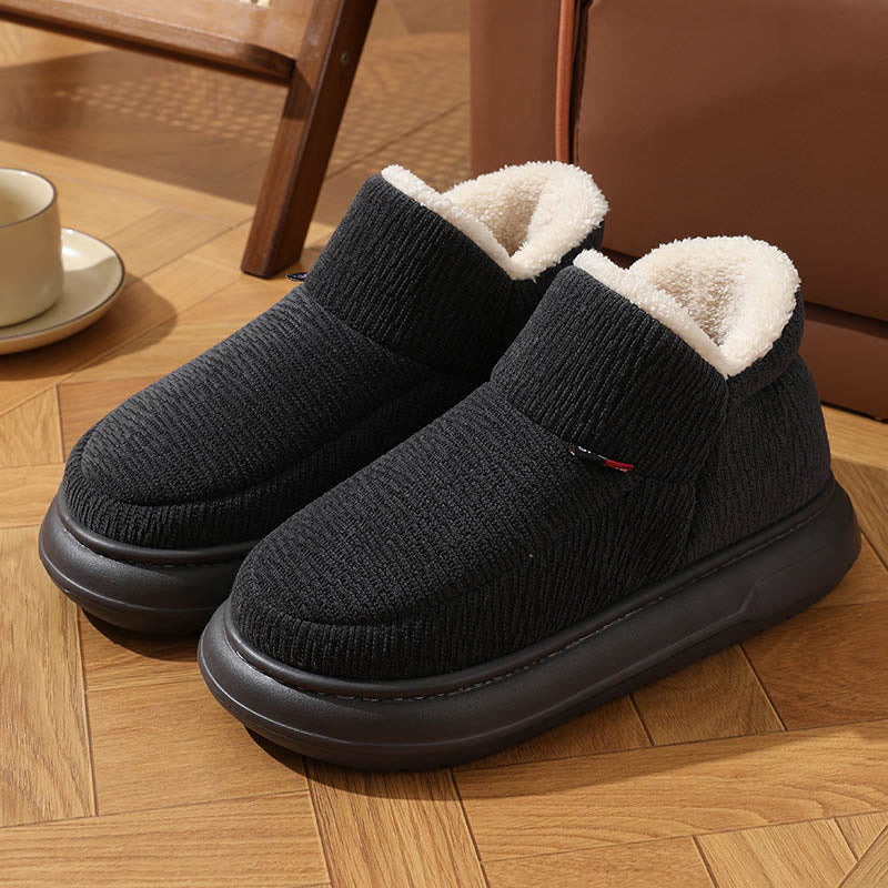 Plusock Plus Size Bequeme Warme Hausschuhe - Grau - EU43-44(US9-10) - image 2