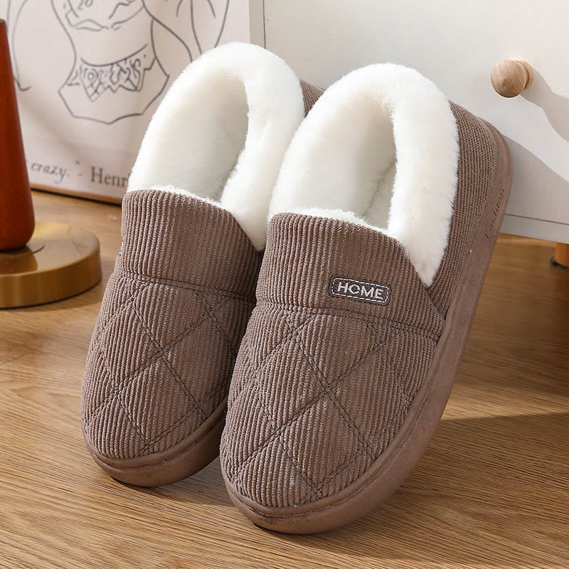 Hausschuhe in Übergröße, schlichtes und bequemes Design - Khaki - EU44-45(US10-11) - image 12