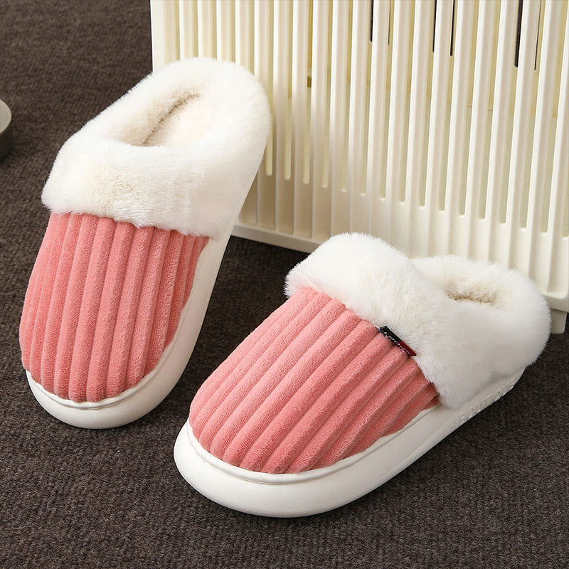 Weiße Plüschpantoffeln in Übergröße - Rosa - EU46-47(US8-9) - image 9