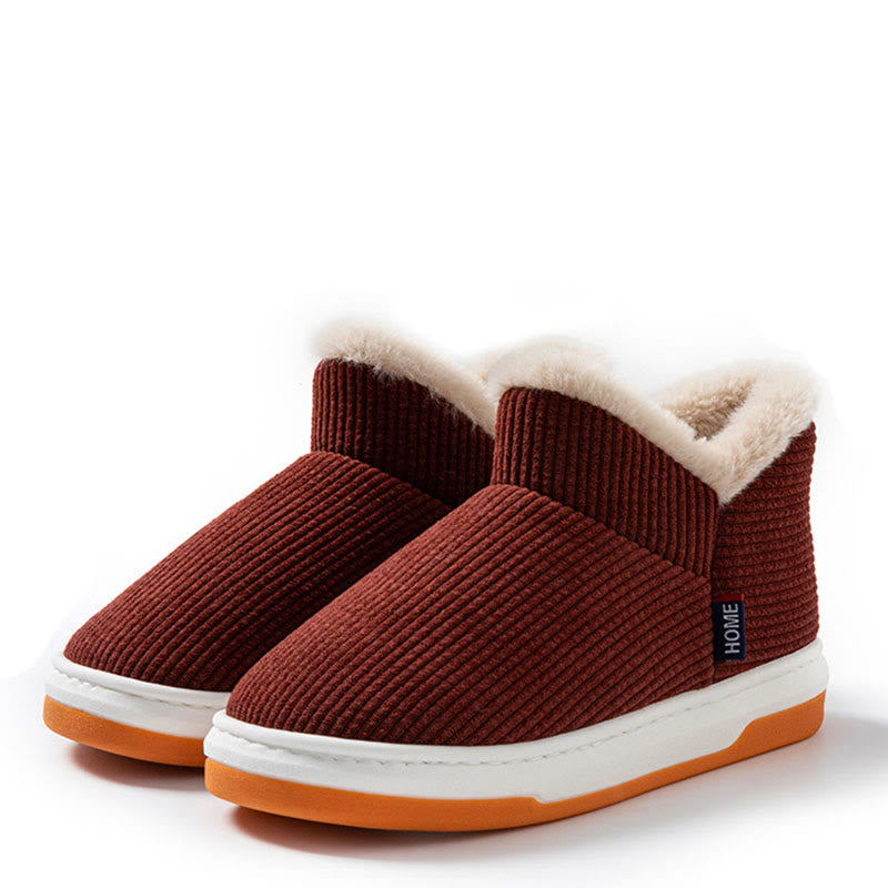 Plusock Hausschuhe in Übergröße mit extra dickem Fleecefutter - Wein - EU43-44(US56.5-7) - image 11