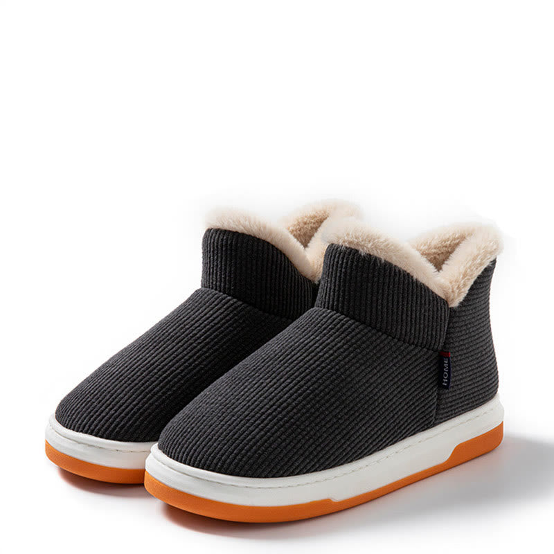 Plusock Hausschuhe in Übergröße mit extra dickem Fleecefutter - Grau - EU43-44(US56.5-7) - image 13