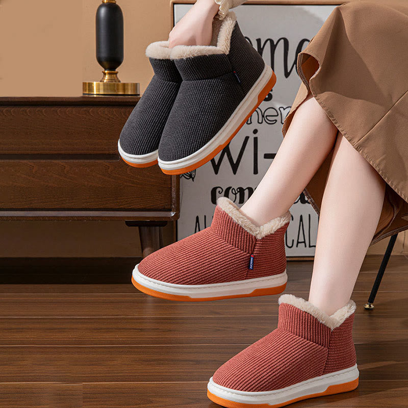 Plusock Hausschuhe in Übergröße mit extra dickem Fleecefutter - image 0