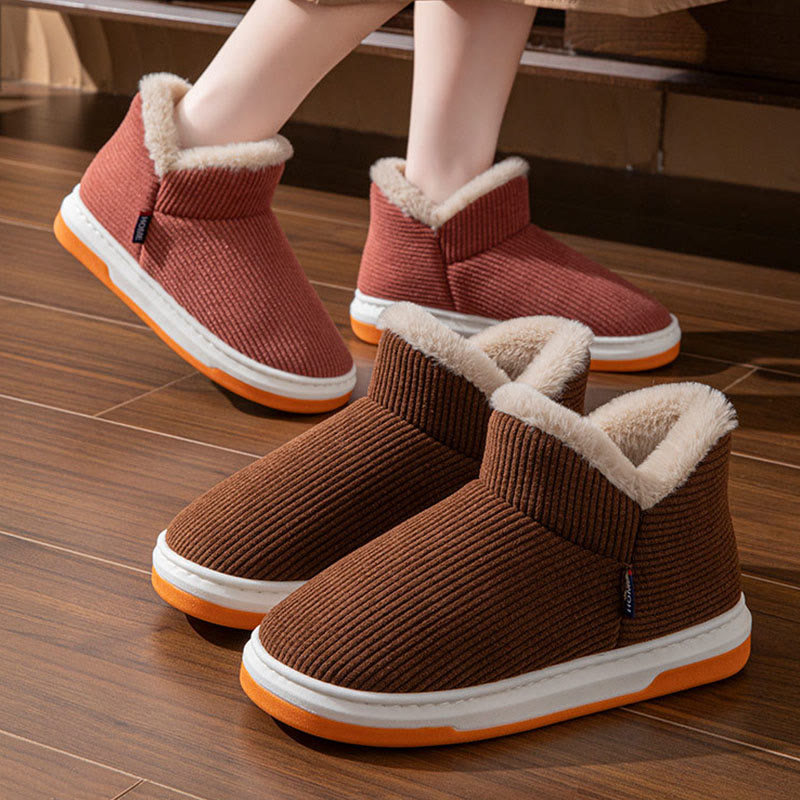 Plusock Hausschuhe in Übergröße mit extra dickem Fleecefutter - image 1