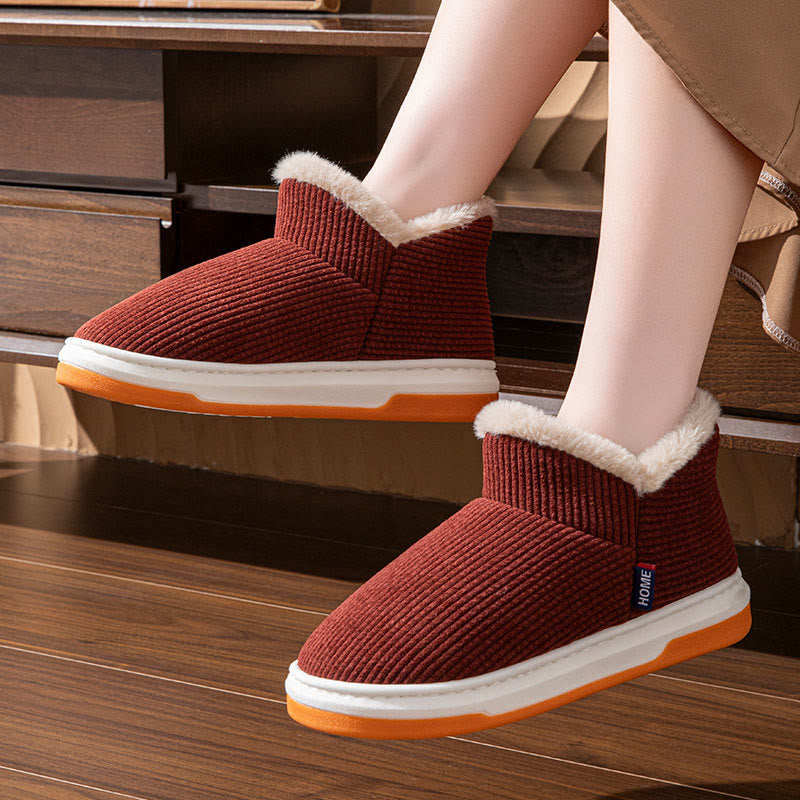 Plusock Hausschuhe in Übergröße mit extra dickem Fleecefutter - image 3