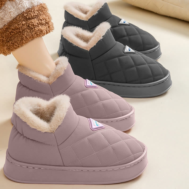 Plusock Plus Size Gemütliche Minimalistische Hausschuhe - image 1