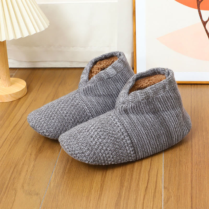 Plus Size Faltbare Haussocken - Grau - EU40-43(US7-9) - image 14