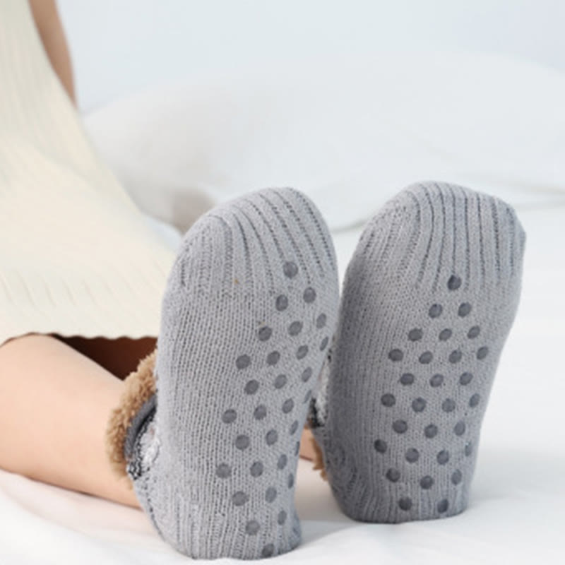 Plusock Plus Size Schneeflocken-Haussocken - image 16