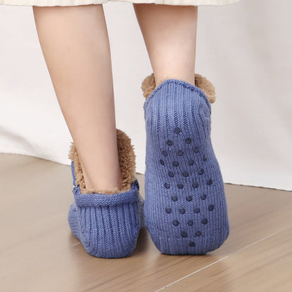Plus Size Schneeflocken-Haussocken - image 7