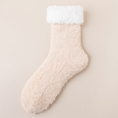 Plusock Plus Size Hautfreundliche Haussocken - Khaki - EU39-43(US6-9) - image 11