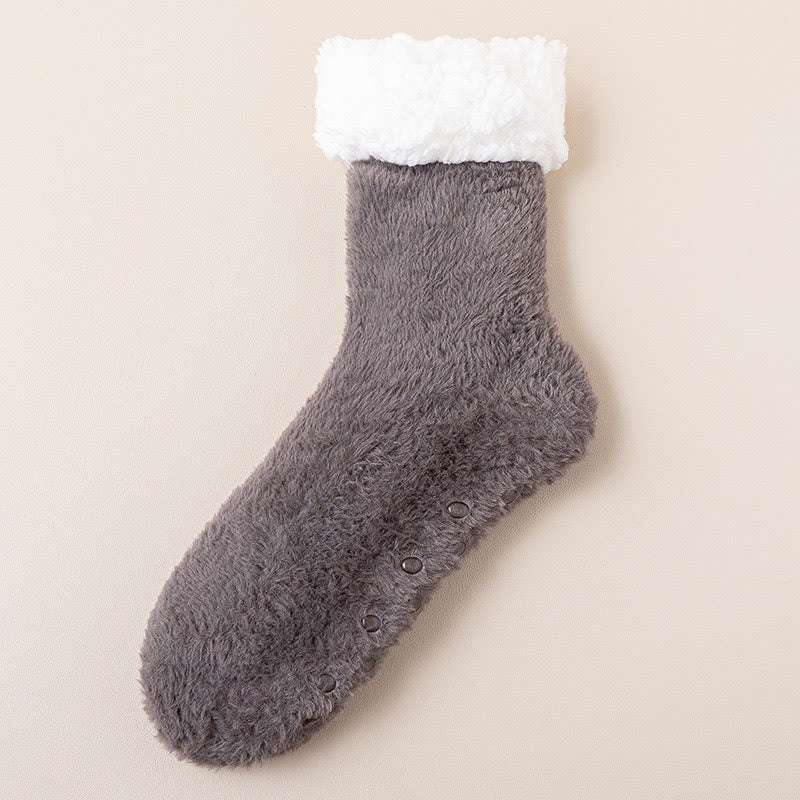 Plusock Plus Size Hautfreundliche Haussocken - Dunkelgrau - EU39-43(US6-9) - image 10