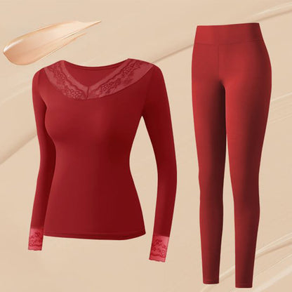 Plusock Base Layer Top mit Kamelienduft - Rot - XL - Ein Set - image 13