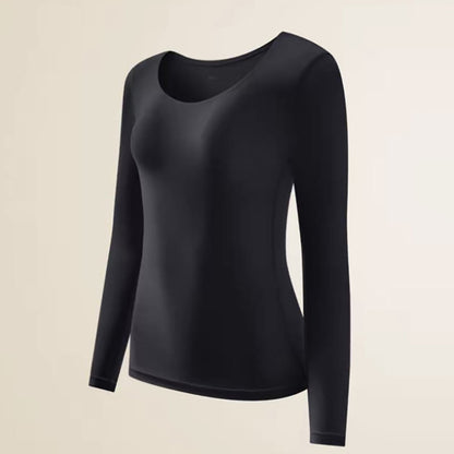 Camellia Essence Wärmendes Baselayer-Top - Schwarz - XL - Spitze - image 8