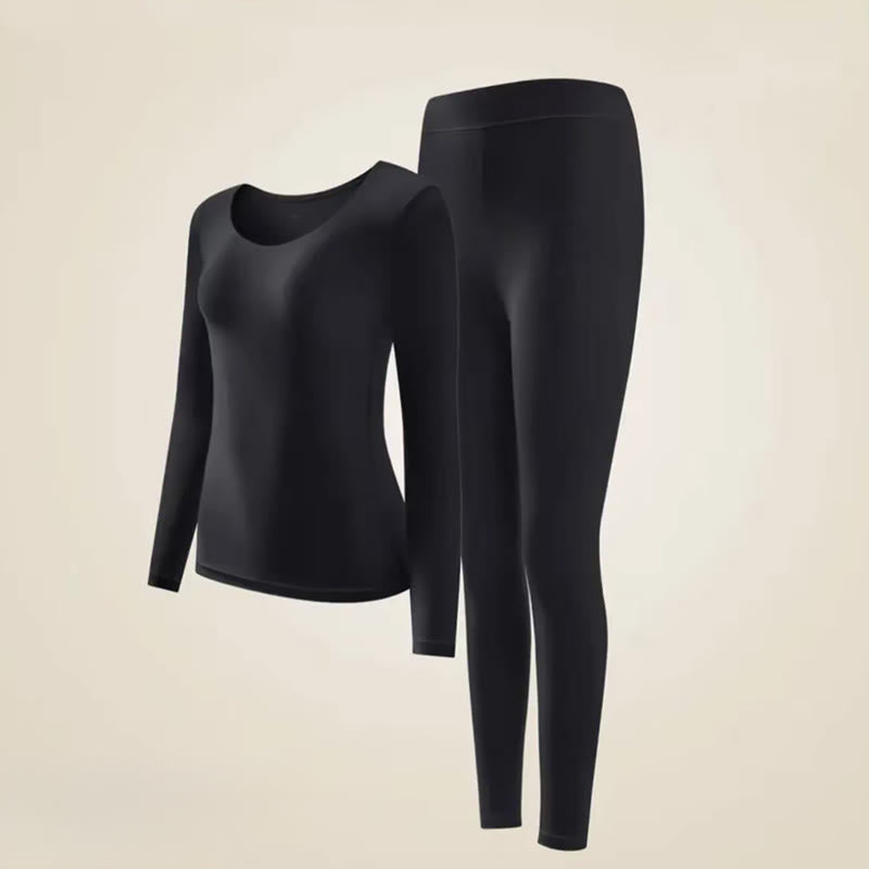 Camellia Essence Wärmendes Baselayer-Top - Schwarz - XL - Ein Set - image 14