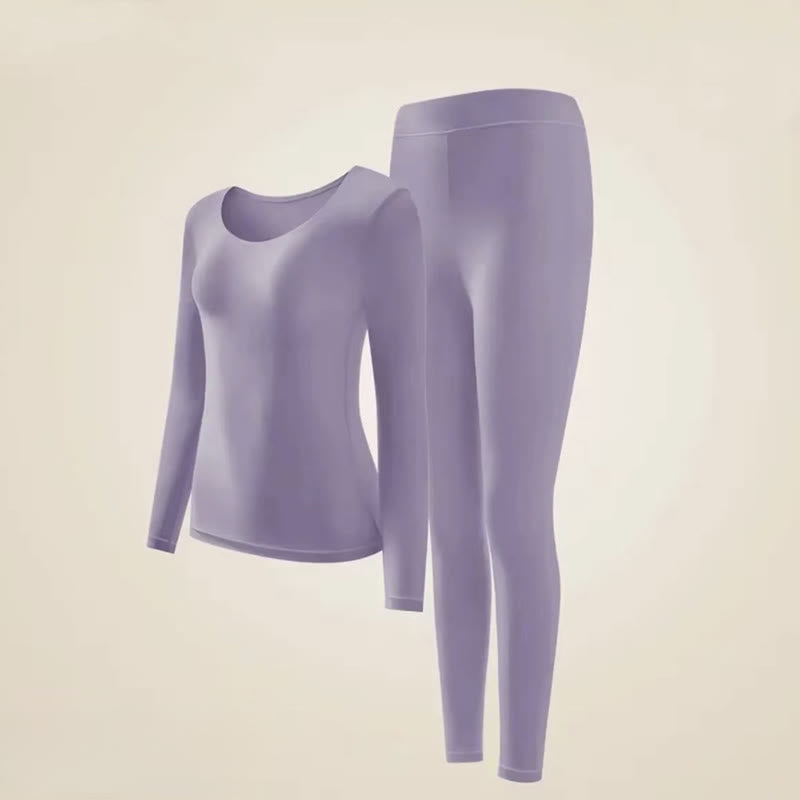 Camellia Essence Wärmendes Baselayer-Top - Lila - XL - Ein Set - image 15