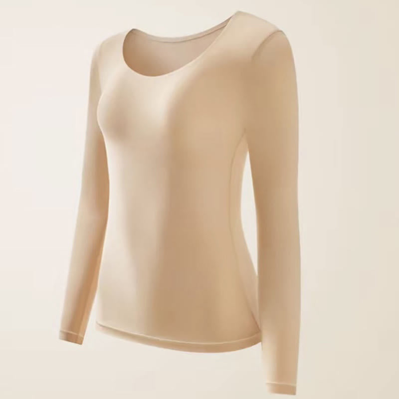 Camellia Essence Wärmendes Baselayer-Top - Nackt - XL - Spitze - image 12