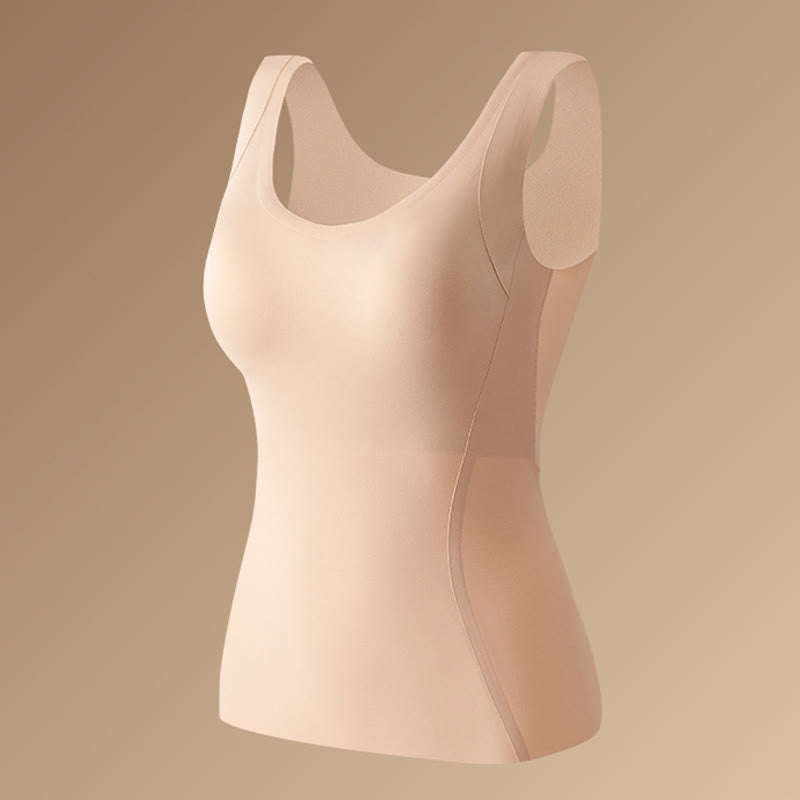 Basisschicht-Weste mit natürlichem Kamelienduft - Nackt - 2XL - image 12