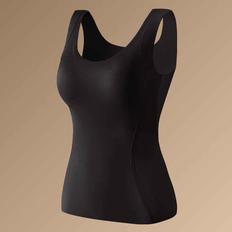 Basisschicht-Weste mit natürlichem Kamelienduft - Schwarz - 2XL - image 11