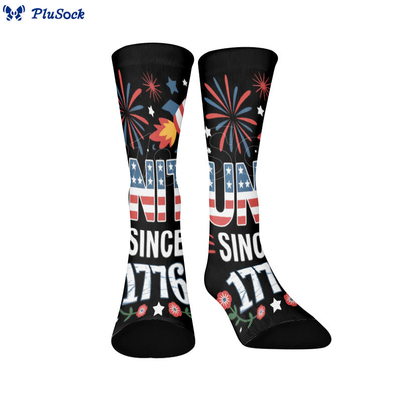 Socken mit dem US-amerikanischen Alphabet-Viertel - A - EU37-44 (US4-10) - image 5