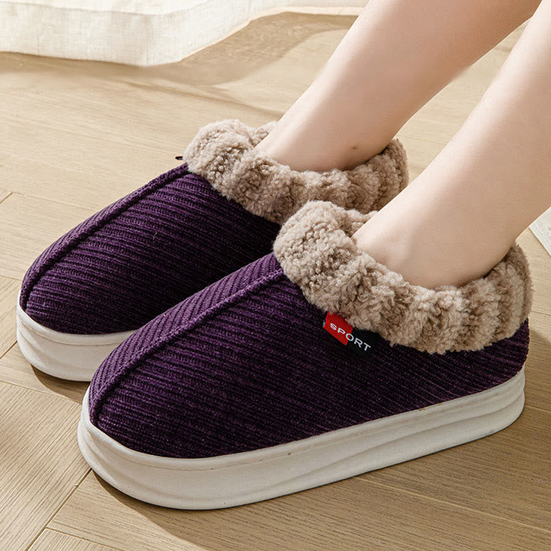 Plus-Size-Plüschpantoffeln - image 3