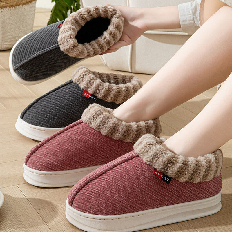 Plus-Size-Plüschpantoffeln - image 2
