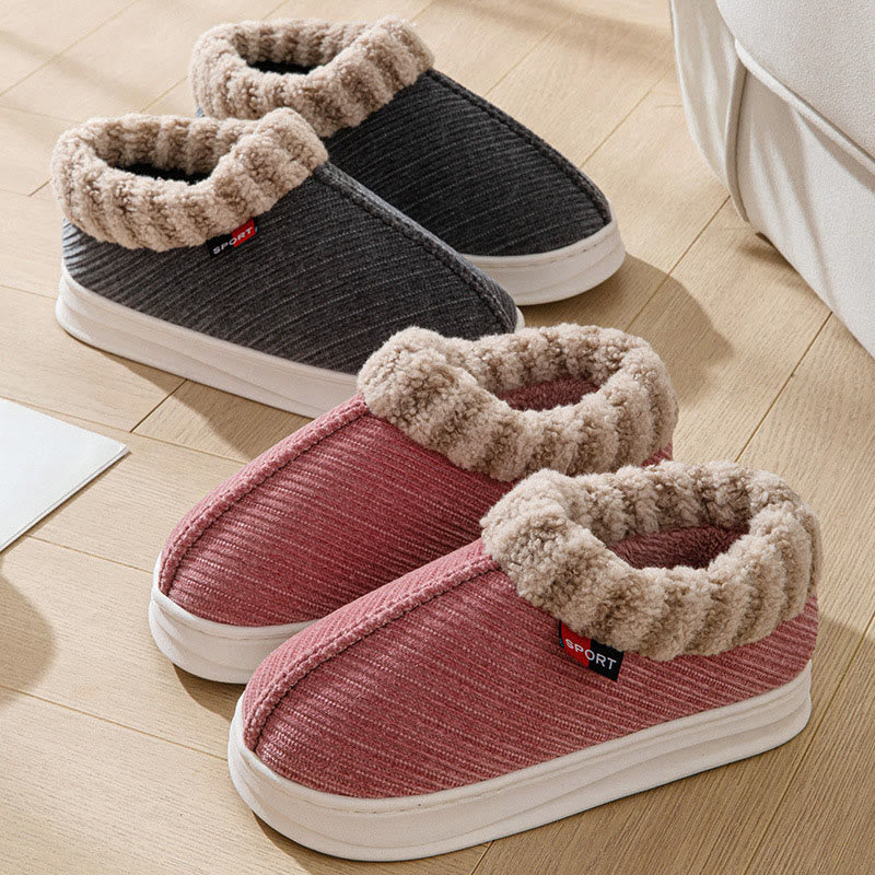 Plusock Plus Size Weiche Plüschpantoffeln - image 6