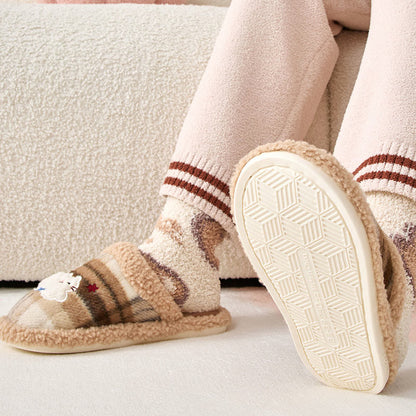 Plusock Hausschuhe in Übergröße mit niedlicher Katze - image 4