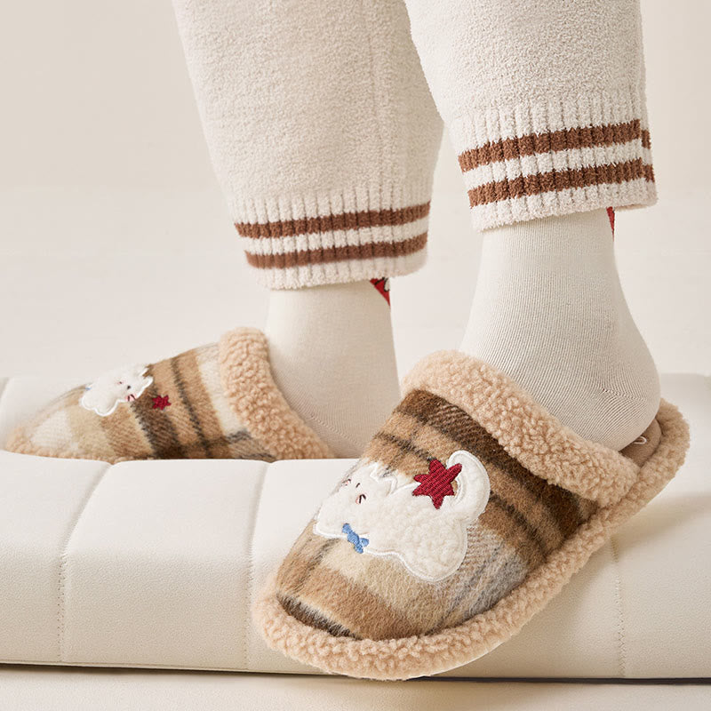 Plusock Hausschuhe in Übergröße mit niedlicher Katze - image 3