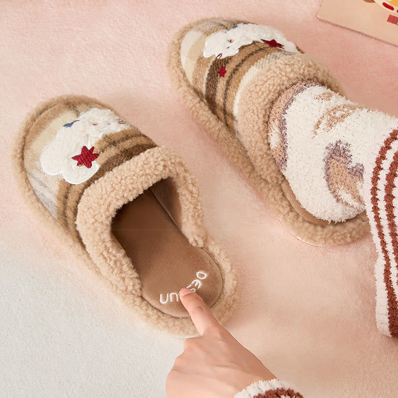 Plusock Hausschuhe in Übergröße mit niedlicher Katze - image 2