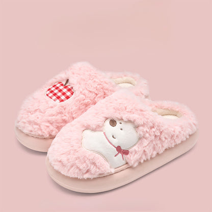Plüsch-Hundepantoffeln in Übergröße - Rosa - EU44-45 (US10-11) - image 9