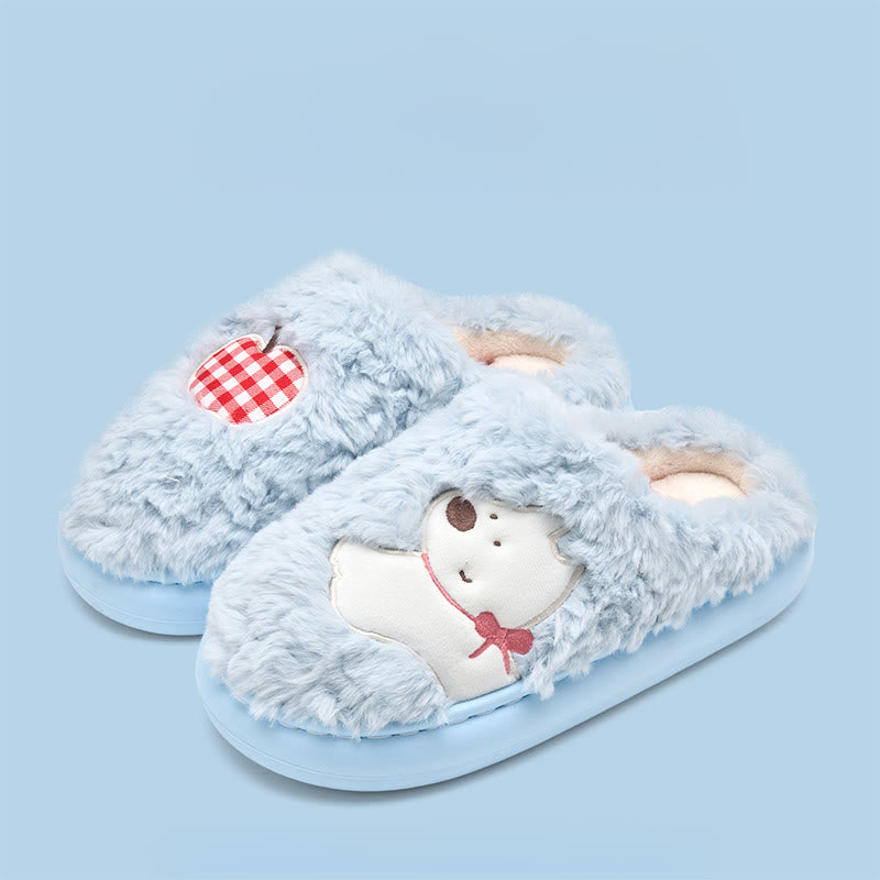 Plüsch-Hundepantoffeln in Übergröße - Blau - EU44-45 (US10-11) - image 11
