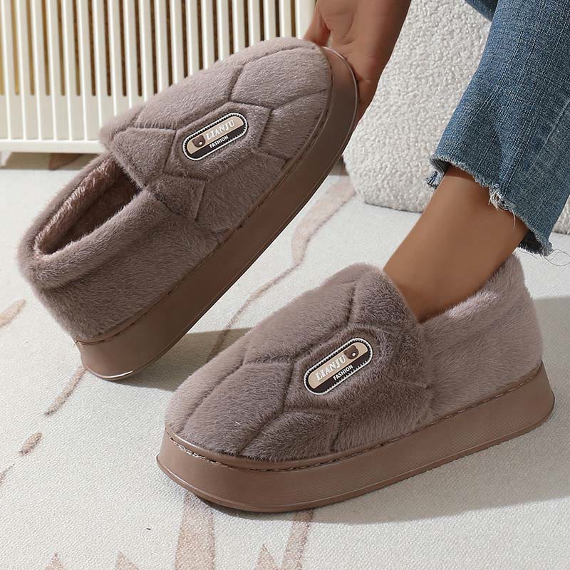 Plusock Plus Size Diamond Hausschuhe - image 1