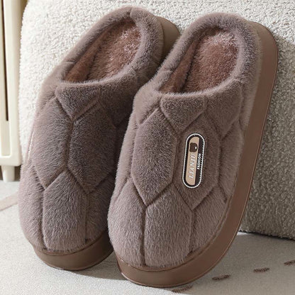Plus Size Diamant-Pantoffeln - Kaffee - Offene Ferse - EU50-51 (US10,5-11) - image 9