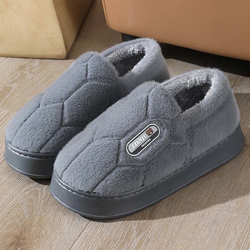 Plus Size Diamant-Pantoffeln - Grau - Geschlossene Ferse - EU50-51 (US10,5-11) - image 7