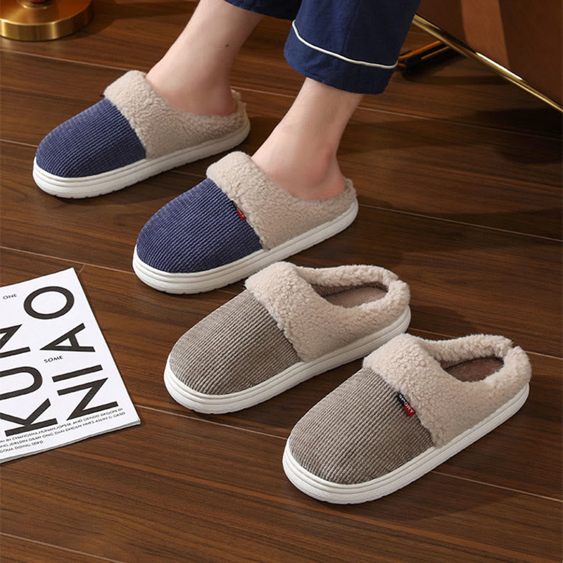 Plusock Hausschuhe in Übergröße mit dickem Fleecefutter - image 1