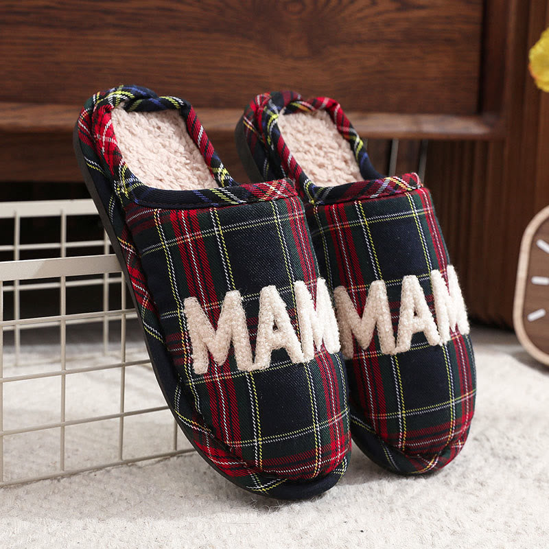 Plusock Hausschuhe in Übergröße im schottischen Tartan-Stil - image 2