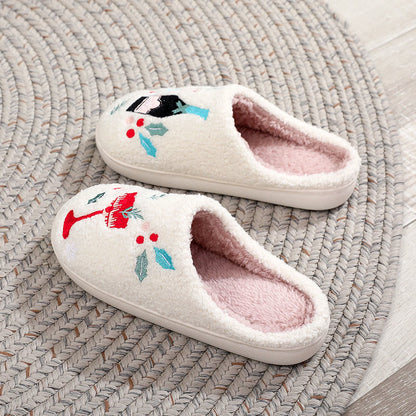 Plusock Hausschuhe in Übergröße mit Beeren-Weinglas-Motiv - image 4