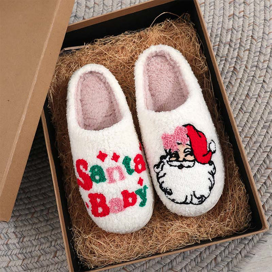 Weihnachtsmann-Babypantoffeln in Übergröße - image 0