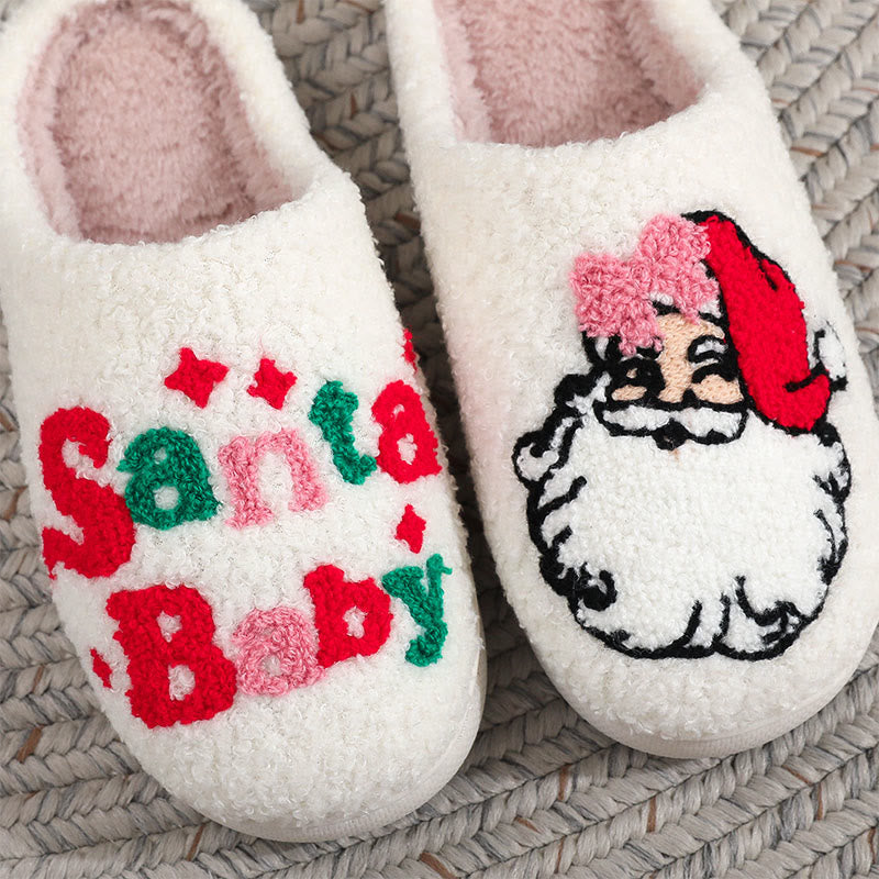 Plusock Weihnachtsmann-Babypantoffeln in Übergröße - image 3
