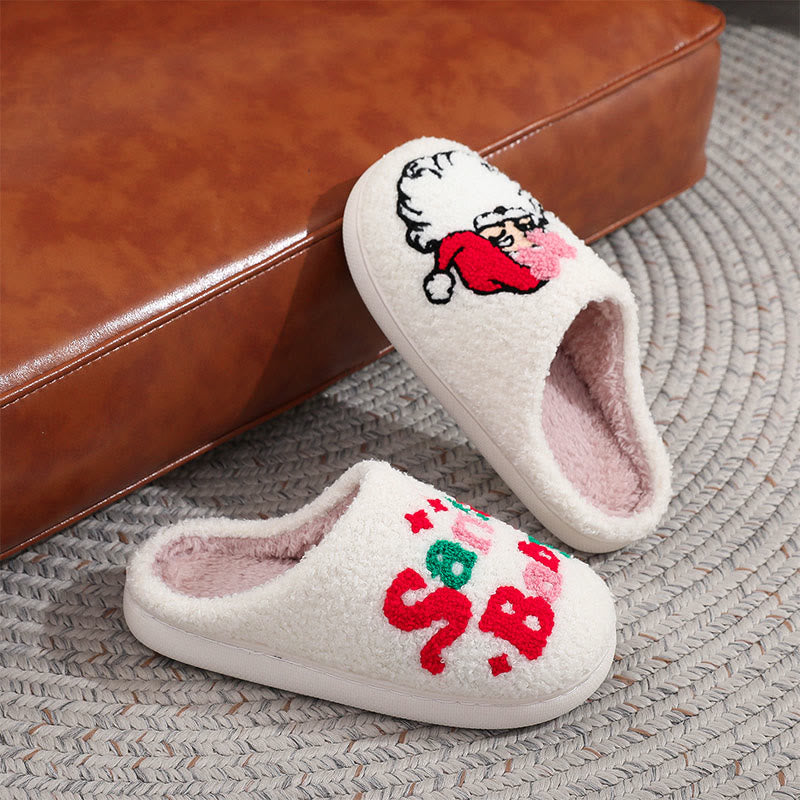 Weihnachtsmann-Babypantoffeln in Übergröße - image 4
