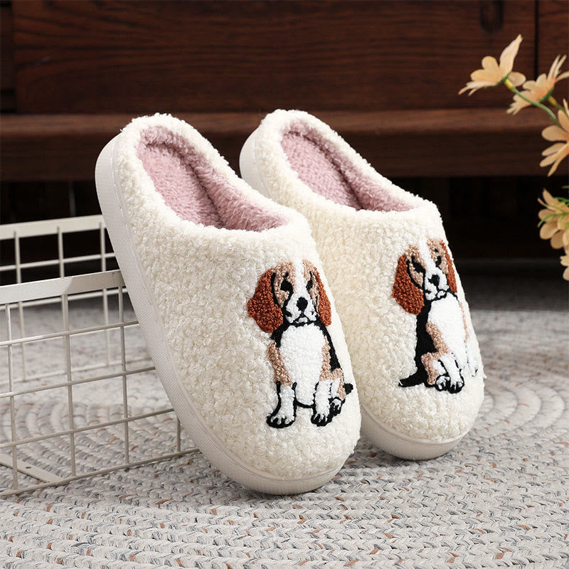 Hausschuhe in Übergröße mit Beagle-Motiv - image 3